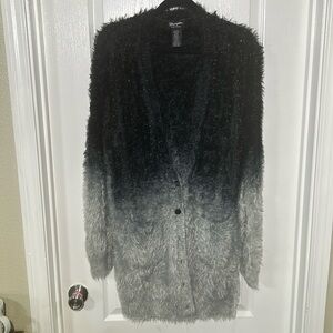 Wrangler fuzzy button cardigan
